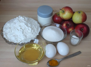 Яблочный пирог "Желтенький" - фото шаг 1
