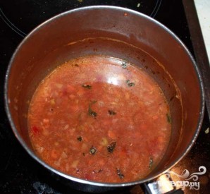 Овощной суп с тортеллини - фото шаг 4