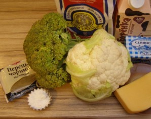 Цветная капуста и брокколи, запеченные в духовке - фото шаг 1