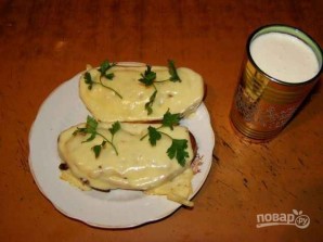 Бутерброды с чесноком и сыром - фото шаг 7