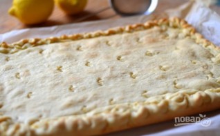 Лимонный пирог из дрожжевого теста - фото шаг 18