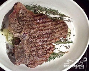 Стейк (Т-Вone steak) - фото шаг 5