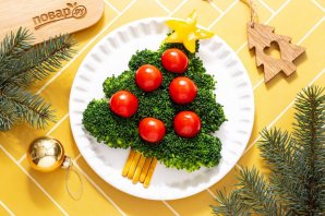 Закуски "Елочки" - фото шаг 5