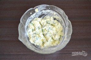 Белковый салат с зеленью - фото шаг 6