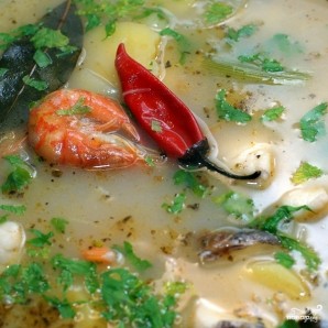 Рыбный суп с фенхелем - фото шаг 12
