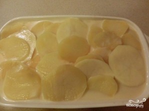 Картофельная запеканка с тыквой постная - фото шаг 5