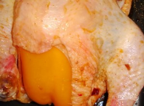 Курица с фасолью в духовке - фото шаг 9