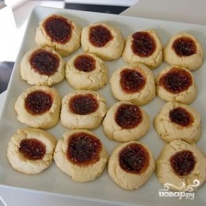 Печенье с малиновым вареньем - фото шаг 5