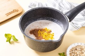 Овсянка с куркумой - фото шаг 4