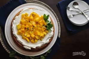 Кекс с манго и мятой - фото шаг 8