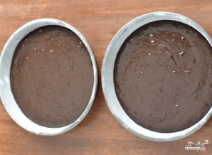 Шоколадный торт с творожным кремом - фото шаг 2