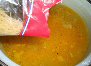 Вермишелевый суп с фрикадельками - фото шаг 4