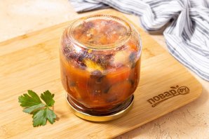 Салат на зиму из фасоли - фото шаг 12