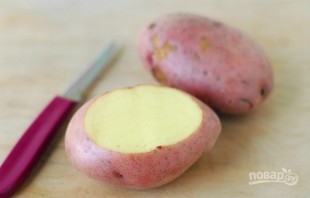 Запеченная картошка в духовке с сыром - фото шаг 1