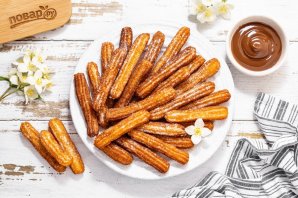 Чуррос без яиц - фото шаг 10