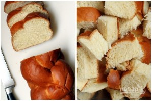 Хлебная запеканка с кленовым сиропом - фото шаг 1