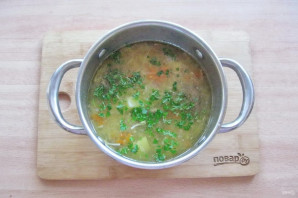 Суп из куриной печени с вермишелью - фото шаг 12