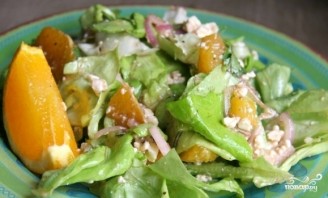 Салат с апельсинами и сыром - фото шаг 7