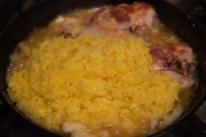 Рис с курицей и ананасами - фото шаг 8
