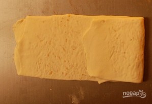 Слойки с сыром и маком - фото шаг 7
