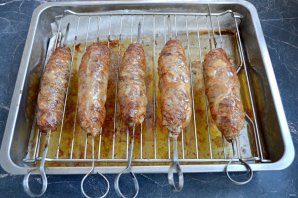 Люля-кебаб в жировой сетке - фото шаг 13