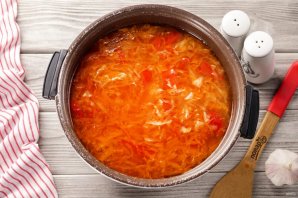 Постные щи в мультиварке - фото шаг 10