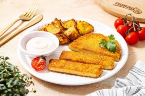 Веганский шницель - фото шаг 18