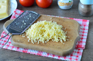 Запеканка из макарон с помидорами и сыром - фото шаг 5