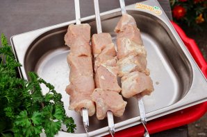 Шашлык с лимоном - фото шаг 8