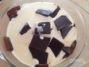 Песочный пирог с шоколадным кремом - фото шаг 5