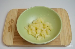 Куриный кармашек с ананасом - фото шаг 1