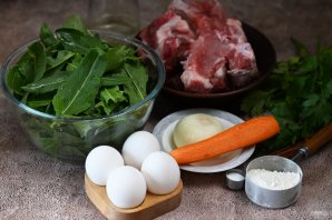 Щавелевый суп с мясом - фото шаг 1