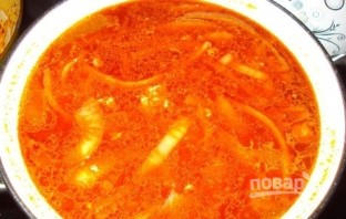 Суп харчо с томатной пастой - фото шаг 3