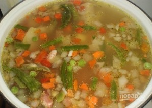Суп из замороженных овощей - фото шаг 6