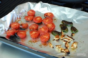 Сальса из запеченных томатов, чеснока и перца - фото шаг 5