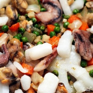 Басмати с овощами и морепродуктами - фото шаг 5