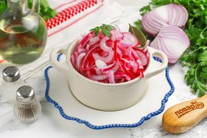 Лук маринованный быстрый - фото шаг 8