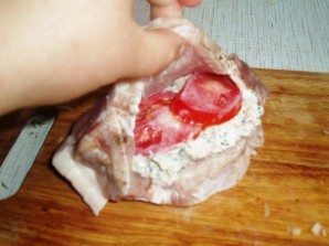Свинина с помидорами на сковороде - фото шаг 10