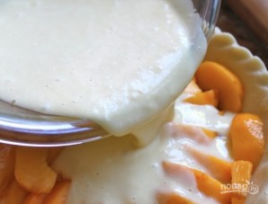Пирог с персиками под сметаной - фото шаг 5