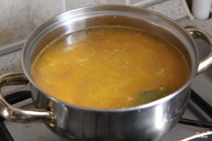 Суп с лисичками - фото шаг 5