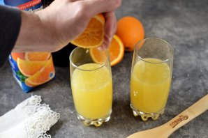 Коктейль «Апельсины в шампанском» - фото шаг 4