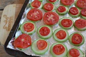 Кабачки с помидорами и сыром - фото шаг 3