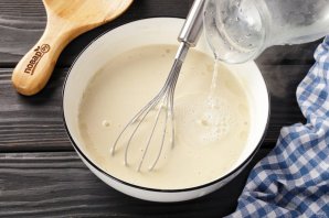 Блины с красной рыбой - фото шаг 8