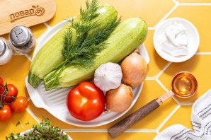 Кабачки в мультиварке - фото шаг 1