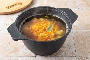 Вкусный гороховый суп без мяса - фото шаг 6