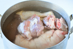 Холодец из говядины, свинины и курицы - фото шаг 2