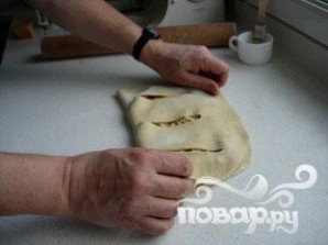 Крытый пирог с беконом и сыром - фото шаг 5