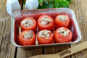 Фаршированные помидорки на закуску - фото шаг 4