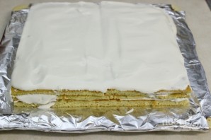 Торт "Сметанник" на скорую руку - фото шаг 7