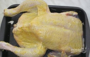 Курица, запеченная с гречкой - фото шаг 5